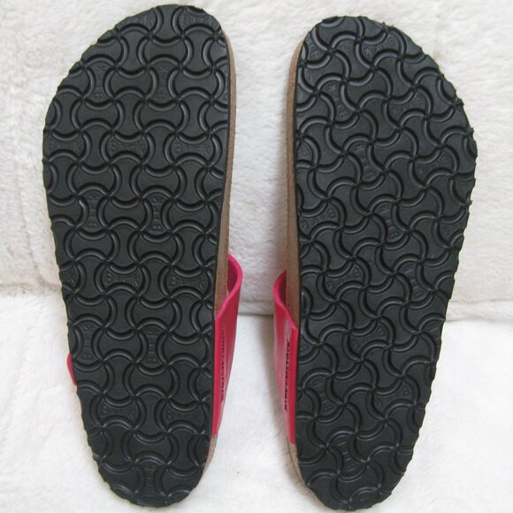 Birkenstock GIZEH Birko Flor Graceful Dark Pink 40 R US W 9 M 7 - Picture 4 of 10